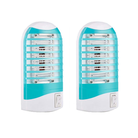 2 Pack Bug Zapper Indoor Plug in, Electric Mosquito Zapper Lamp for Home, Mosqutio Trap and Insect Killer Eliminates Flying Pests